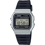 Unisex-Uhr Casio F-91 BIO RESIN STRAP - SILVER (Ø 35 mm)