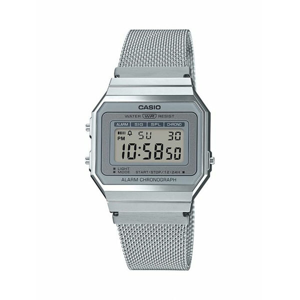 Herrenuhr Casio A700WEM-7AEF Silberfarben