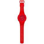 Unisex-Uhr Casio GA-2100-4AER Rot Multifunktion