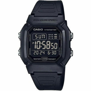 Herrenuhr Casio W-800H-1BVES Ø 36 mm Schwarz