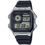 Herrenuhr Casio ILLUMINATOR WORLDTIME Schwarz Grau (Ø 40 mm)