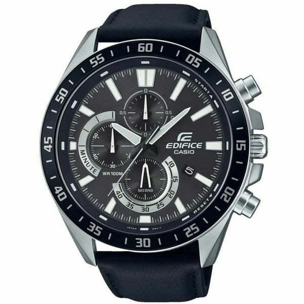 Herrenuhr Casio EFV-620L-1AVUEF Schwarz Grau Silberfarben