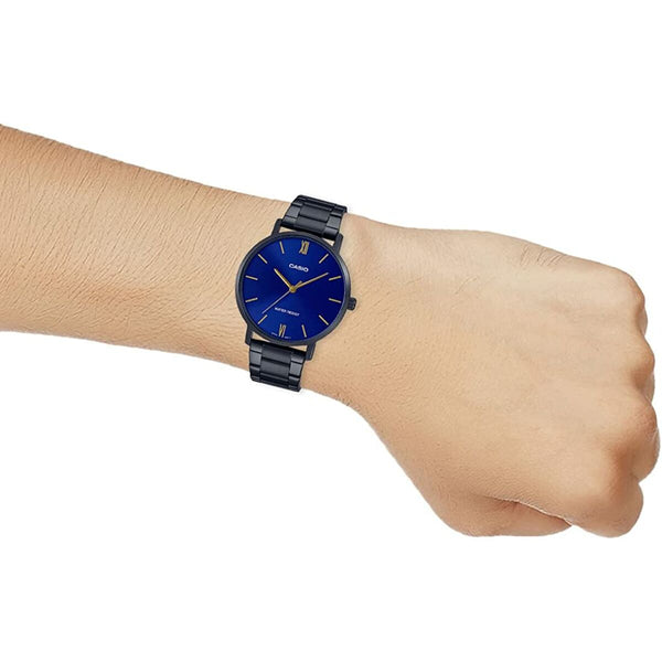 Herrenuhr Casio COLLECTION Blau Schwarz (Ø 40 mm)