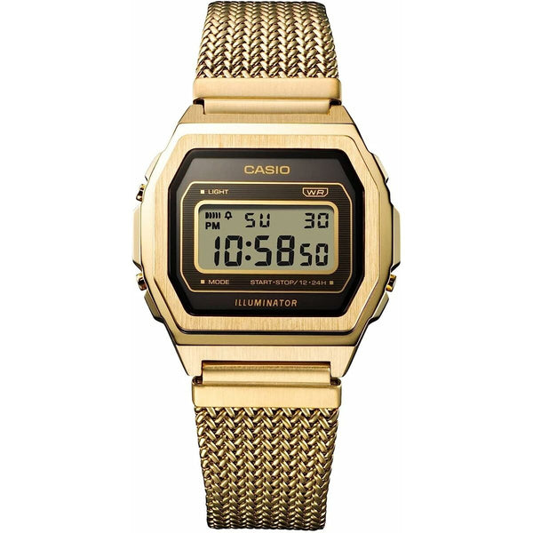 Herrenuhr Casio A1000MGA-5EF Gold