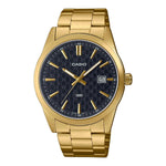 Herrenuhr Casio DATE CARBON LOOK DIAL - GOLD SERIE - BLACK (Ø 41 mm)