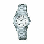 Unisex-Uhr Casio LTP-1259PD-7BEG Weiß Silberfarben