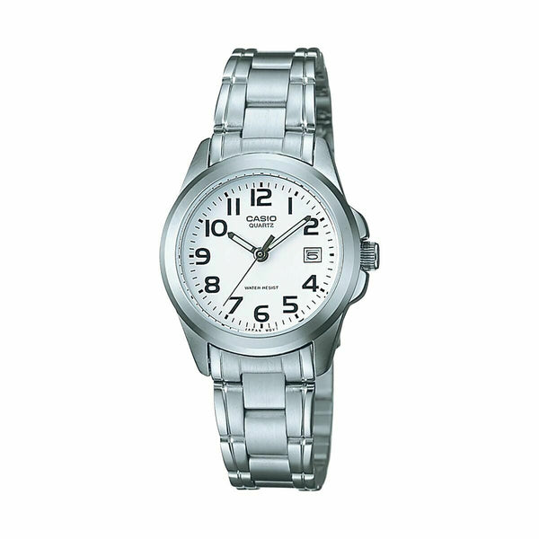 Unisex-Uhr Casio LTP-1259PD-7BEG Weiß Silberfarben