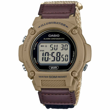 Herrenuhr Casio Illuminator W-219HB-5A Grau (Ø 47 mm)