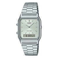 Damenuhr Casio AQ-230A-7AMQYES Weiß Silberfarben
