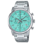 Herrenuhr Casio CHRONO DATE SILVER AQUA