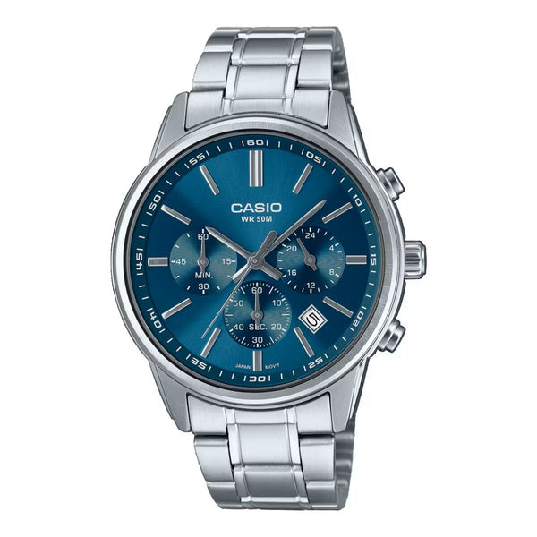 Herrenuhr Casio CHRONO DATE - BLUE (Ø 41 mm)