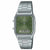 Unisex-Uhr Casio AQ-230A-3AMQYES grün Silberfarben
