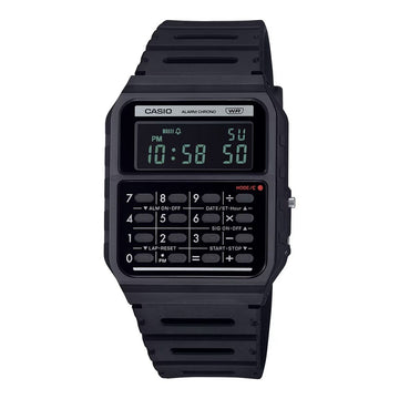 Herrenuhr Casio CALCULATOR EDGY COLLECTION - BLACK
