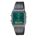 Herrenuhr Casio AQ-230EGG-3AEF grün Silberfarben
