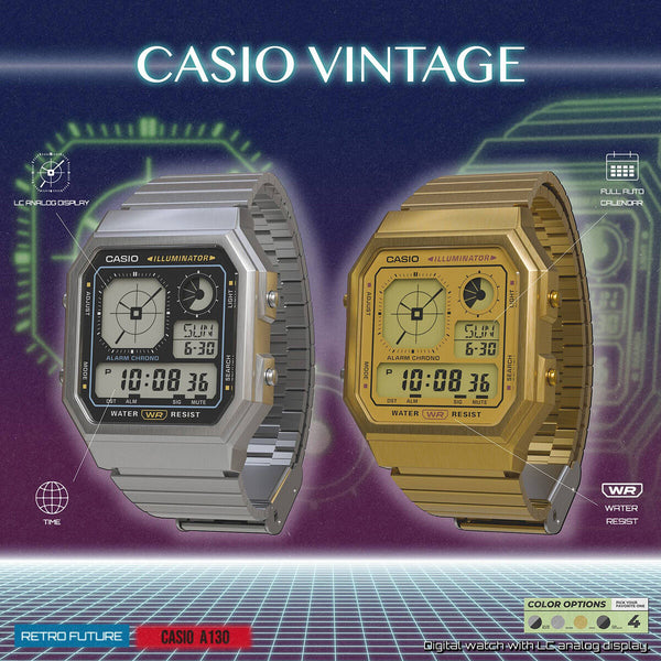 Herrenuhr Casio A130WEG-9AEF