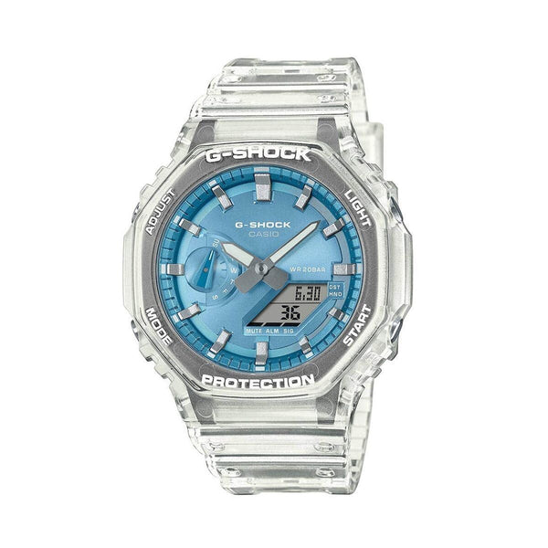 Herrenuhr Casio G-Shock BRIGHT METALLIC - LIGHT BLUE (Ø 44,5 mm)