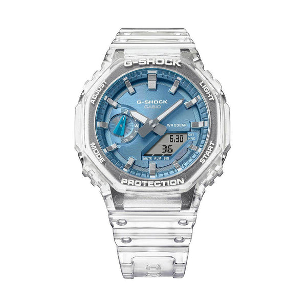 Herrenuhr Casio G-Shock BRIGHT METALLIC - LIGHT BLUE (Ø 44,5 mm)