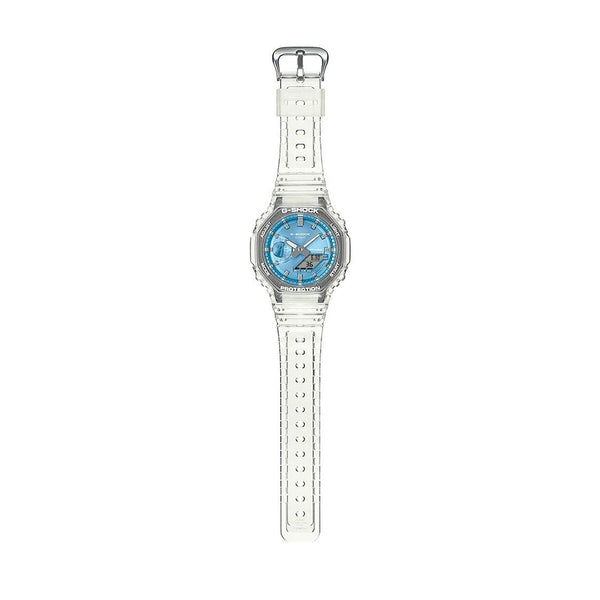 Herrenuhr Casio G-Shock BRIGHT METALLIC - LIGHT BLUE (Ø 44,5 mm)