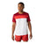 Herren Kurzarm-T-Shirt Asics Race Weiß Rot