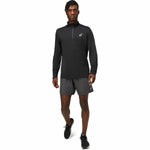 Herren Langarm-T-Shirt Asics Core 1/2 Schwarz Mit Reißverschluss