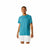 Herren Kurzarm-T-Shirt Asics Court Blau