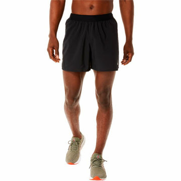 Herren-Sportshorts Asics Road 5IN Schwarz