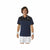 Herren Kurzarm-Poloshirt Asics Court Marineblau