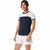 Kurzärmliges Sport T-Shirt Asics Court Marineblau Tennis