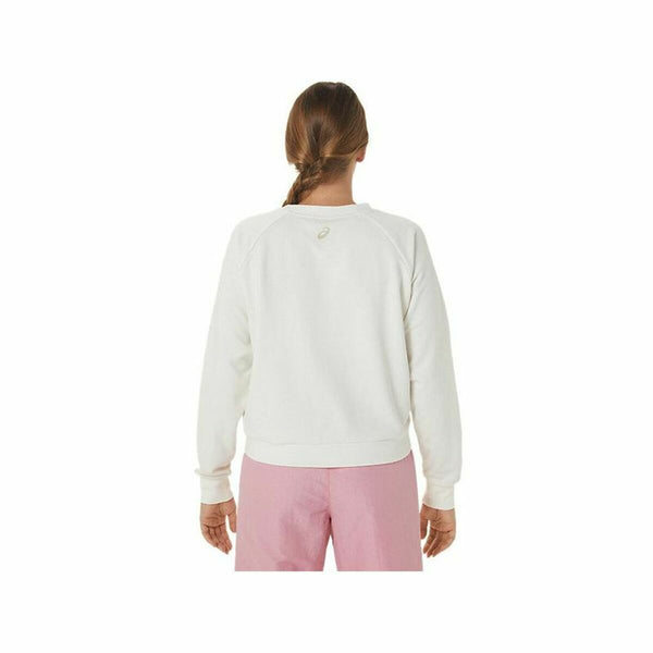 Damen Sweater ohne Kapuze Asics Tiger Weiß