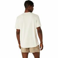 Kurzarm-T-Shirt Asics Fujitrail Logo Ss Top Beige