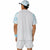 Kurzärmliges Sport T-Shirt Asics Game Ss Top Weiß Hellblau Tennis