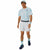 Kurzärmliges Sport T-Shirt Asics Game Ss Top Weiß Hellblau Tennis