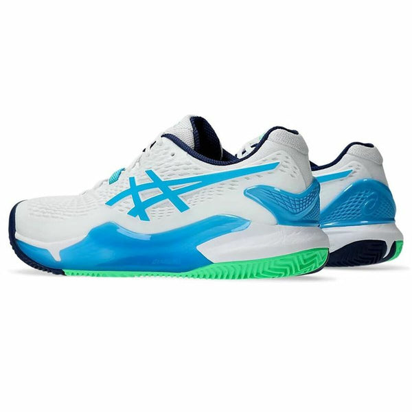 Tennisschuhe für Männer Asics Gel-Resolution 9 Clay Weiß