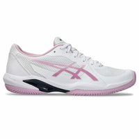 Tennisschuhe für Frauen Asics Solution Swift Ff 2 Clay Weiß Rosa