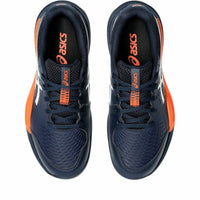 Tennisschuhe für Frauen Asics Gel-Resolution X Gs Clay Schwarz Dunkelblau