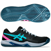 Padel-Sportschuhe für Erwachsene Asics GEL DEDICATE 8 PADEL 1041A414 001 Schwarz