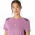 Herren Kurzarm-T-Shirt Asics Padel Court Ss Top Lila Violett