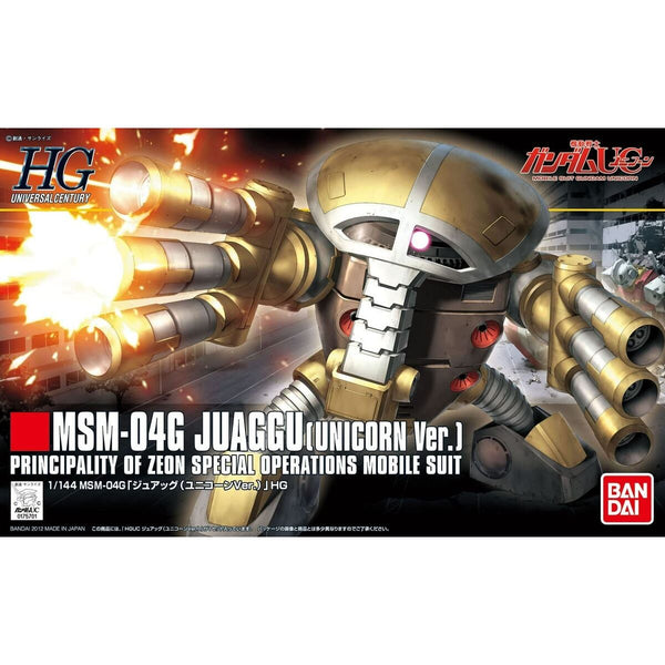Sammelfigur Bandai HGUC 1/144 MSM-04G JUAGGU (UNICORN VER.) Bunt (Bunt) Kunststoff (Kunststoff)