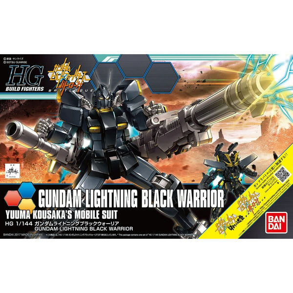 Sammelfigur Bandai HGBF 1/144 GUNDAM LIGHTNING BLACK WARRIOR Schwarz Kunststoff Animation und Anime