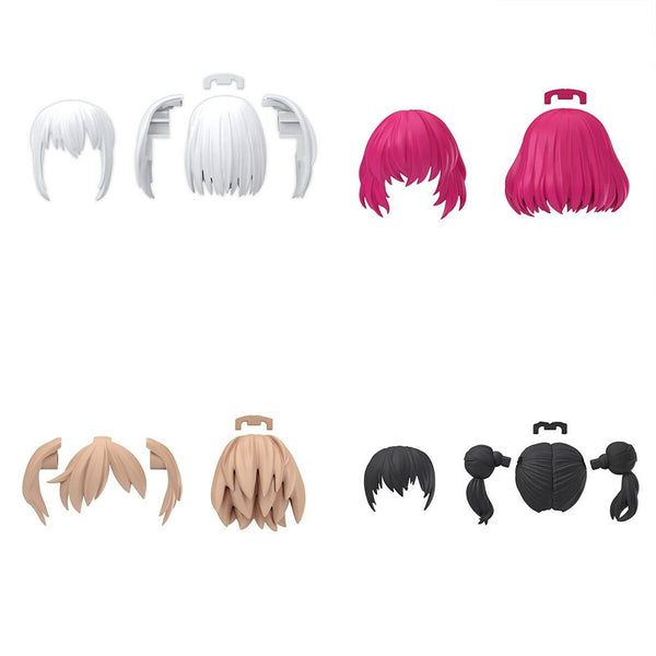 Sammelfigur Bandai 30MS OPTION HAIR STYLE PARTS VOL.10 Kunststoff Animation und Anime (4 Stück)