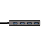 Hub USB Aisens A109-0403 Grau Anthrazit