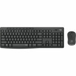 Tastatur mit Drahtloser Maus Logitech MK295 Schwarz Qwerty Spanisch