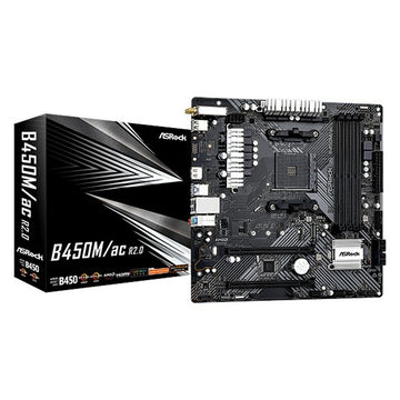 Motherboard ASRock B450M/AC R2.0 AMD B450 AMD AM4