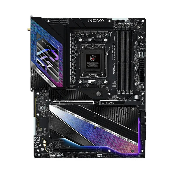 Motherboard ASRock X870E Nova WiFi Intel Wi-Fi 6 AMD AM5 AMD X870 (AMD AM5)