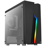 ATX Semi-Tower Gehäuse Aerocool Bolt Mini RGB Schwarz Bunt