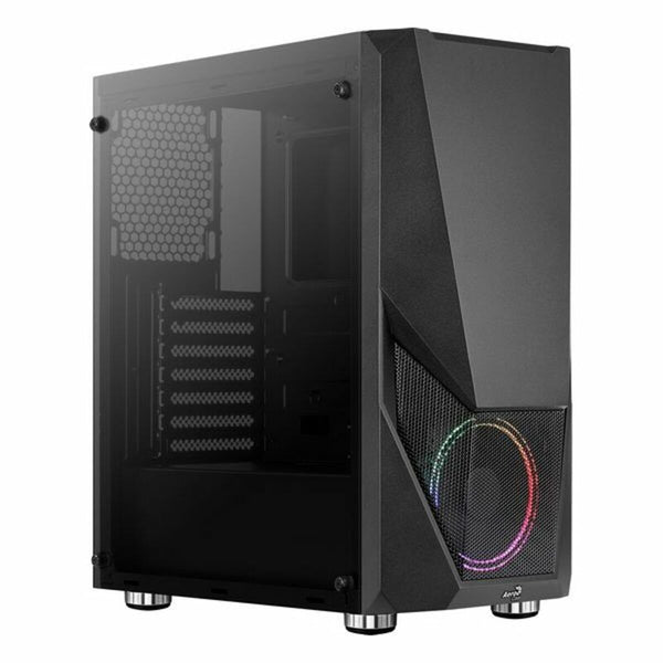 ATX Semi-Tower Gehäuse Aerocool Zauron LED RGB Schwarz