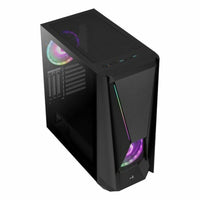 ATX Semi-Tower Gehäuse Aerocool VISORBK LED RGB Schwarz