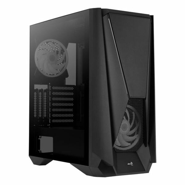 ATX Semi-Tower Gehäuse Aerocool VISORBK LED RGB Schwarz