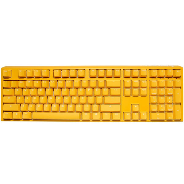 Drahtlose Tastatur Ducky DKON2108ST-PUSPDYDYYYC1 Gelb Schwarzweiß QWERTY