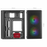 ATX Semi-Tower Gehäuse Mars Gaming MC300 Schwarz LED RGB RGB mATX
